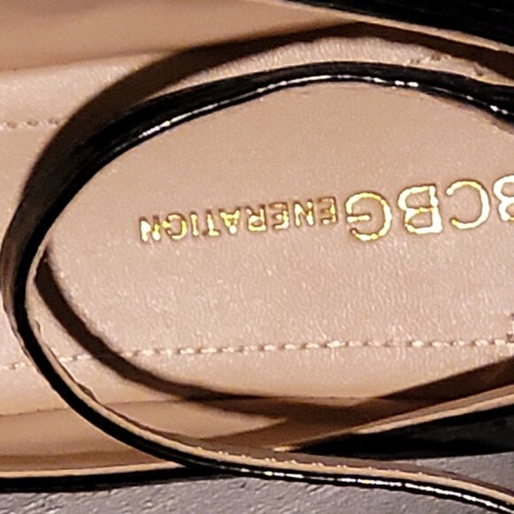 BCBGeneration Fawn / Black flats with ankle strap US 7.5M - Picture 5 of 5